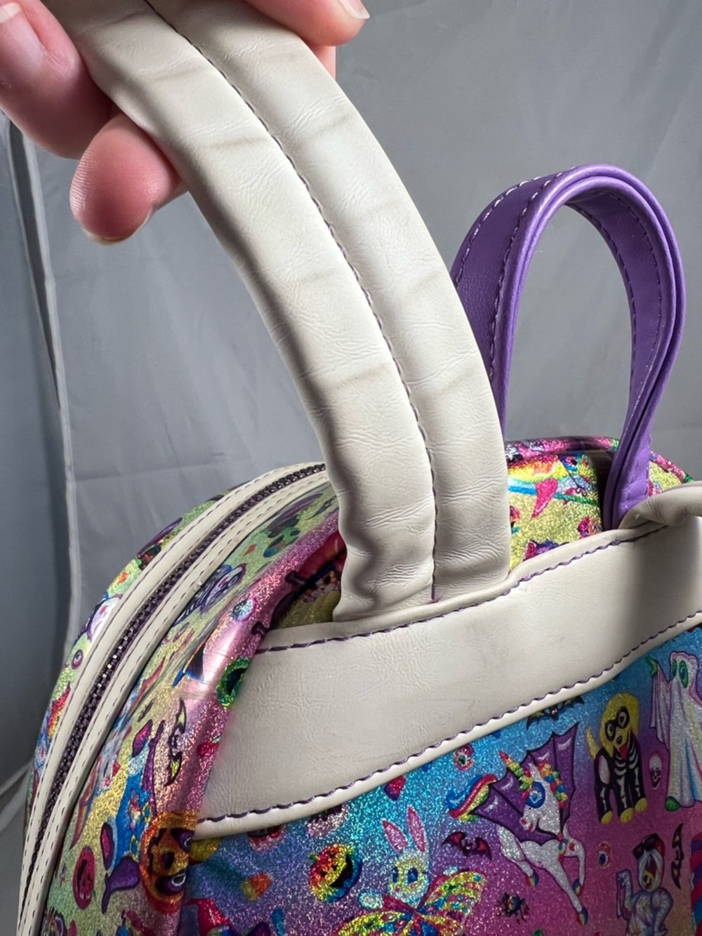 Loungefly Lisa Frank Halloween Print Mini Backpack Limited Glow In The Dark Rare - Picture 9 of 16